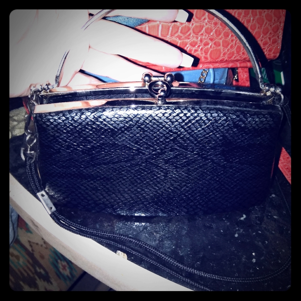 Cute black hand bag
